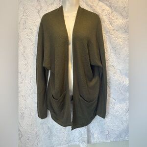 Pink Clover  Open Front Cardigan